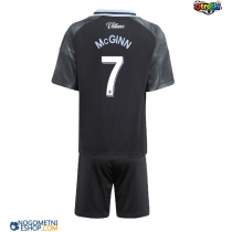 Otroški Nogometni dresi Aston Villa John McGinn #7 Gostujoči 2025-26 Kratek Rokav (+ Kratke hlače)